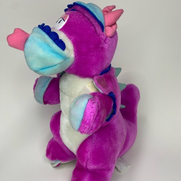 Vintage 1987 Hasbro Be Mores pink dinosaur - Picture 4 of 7